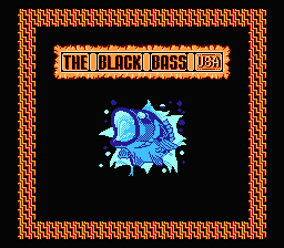 The Black Bass title screenshot